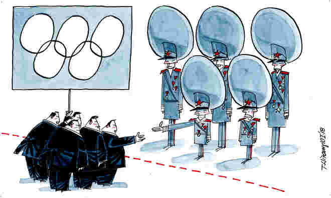 Begegnung der olympischen Art...