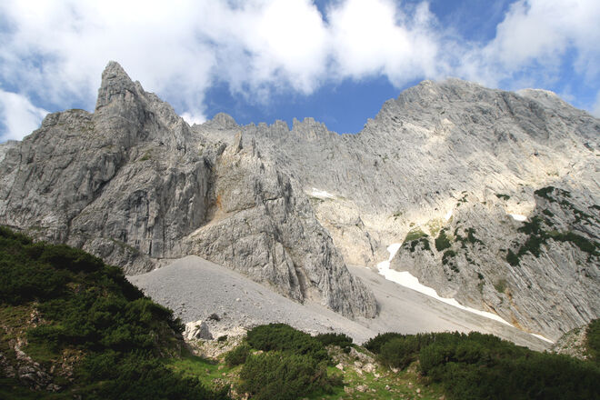 Felsbastion im Kaisergebirge