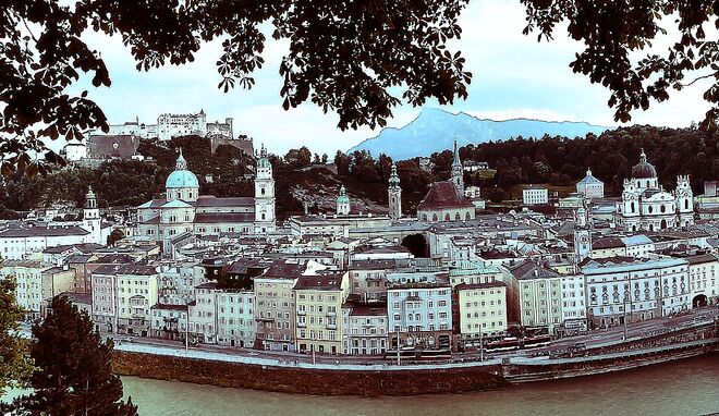 Salzburg vom Kapuzinerberg