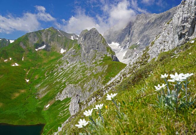In herrlicher Bergwelt