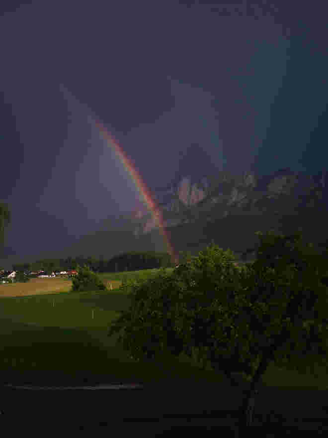 Gewitter über der Drachenwand