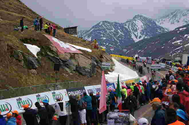 Impressionen vom Giro d` Italia am Großglockner