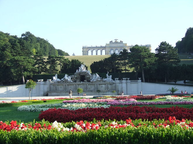 Gloriette in Glanz und Glorie