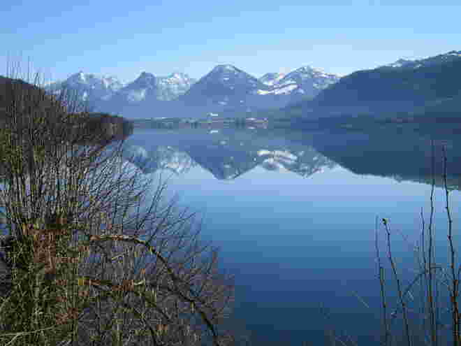 Blick über den Wolfgangsee