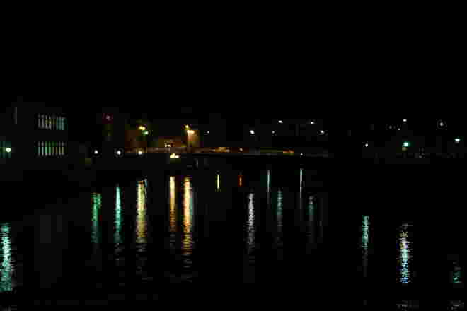 Hallein bei Nacht