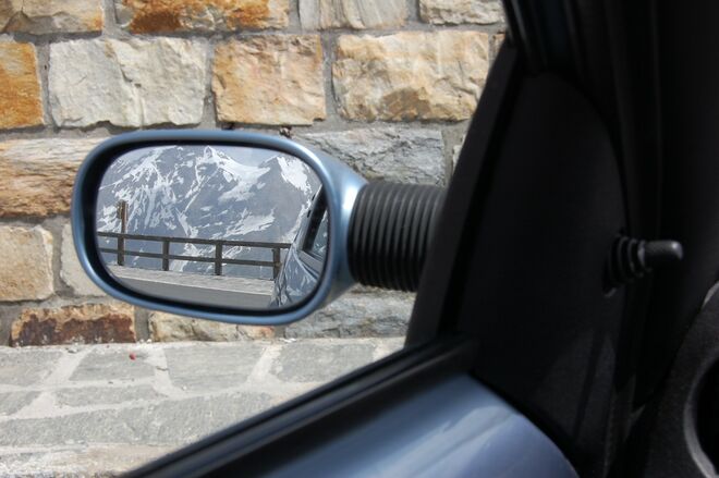 Großglockner im Seitenspiegel