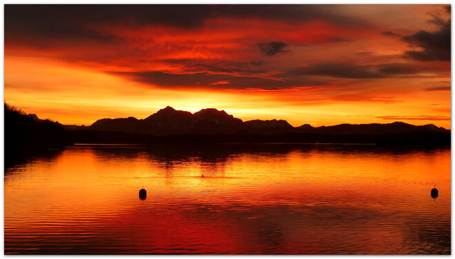 Abendstimmung am See