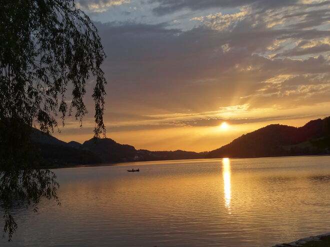 Abendrunde mit dem Boot