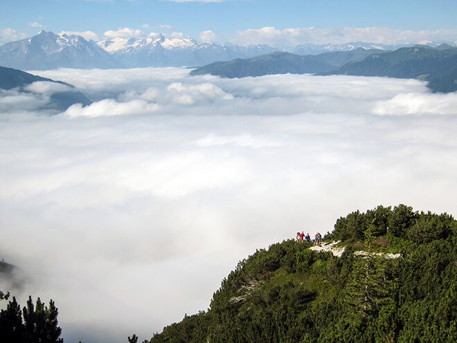 Nebel über Saalfelden