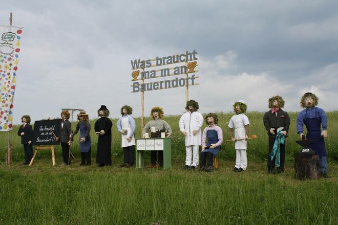 "Was braucht man in einem Bauerndorf"