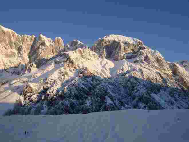 Sonnenaufgang in der Aualm