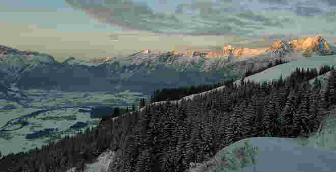 Saalfelden at night