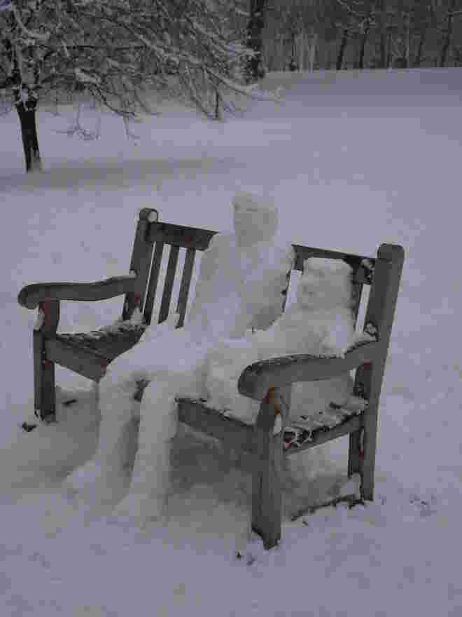 Lustige Schneemänner...