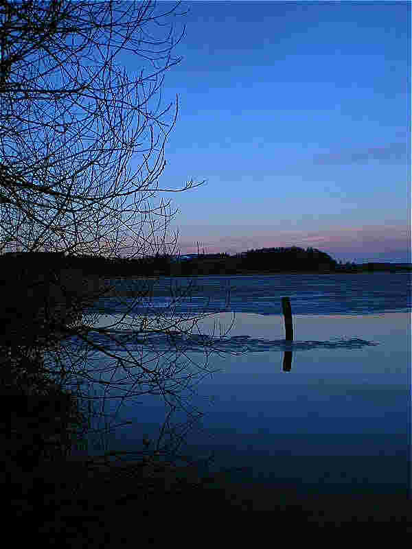 Abendstimmung am Wallersee (18.März 2009)