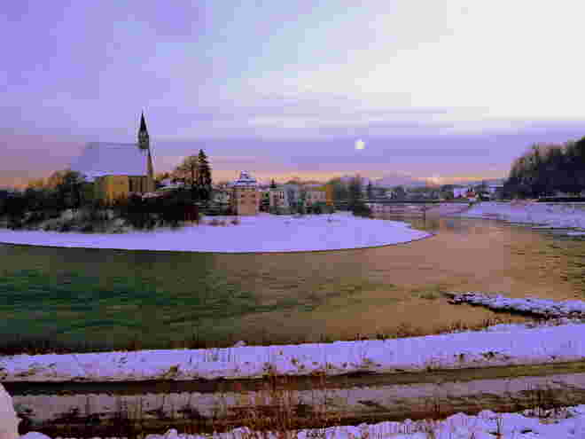 Blick nach Laufen