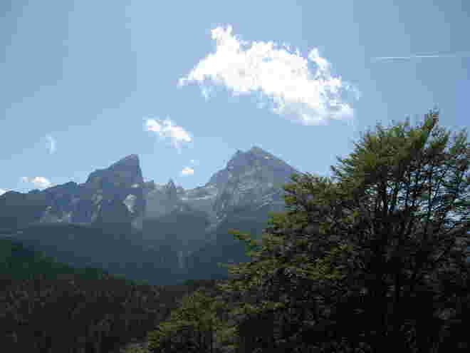 Blick zum Watzmann