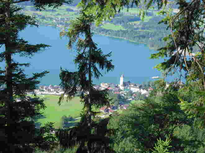 Blick auf St. Wolfgang