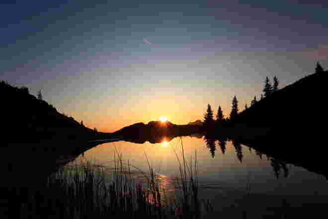 Sonnenuntergang über´m Karriedl