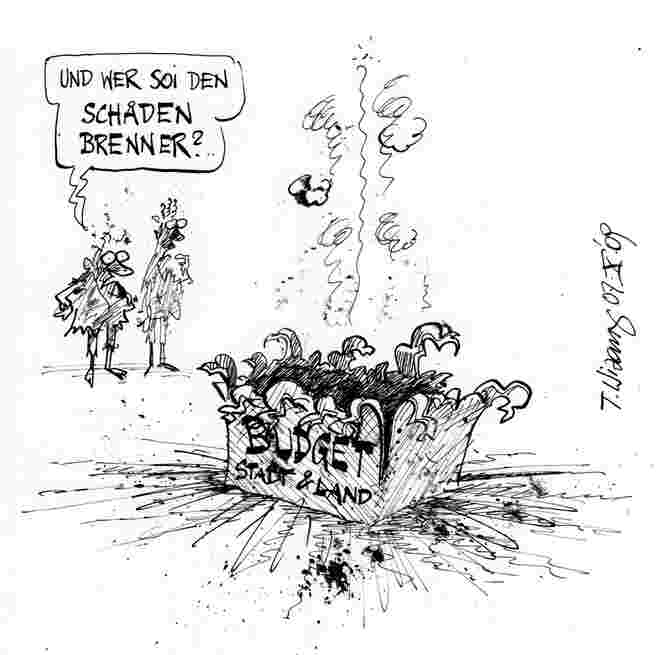 Nach der Explosion