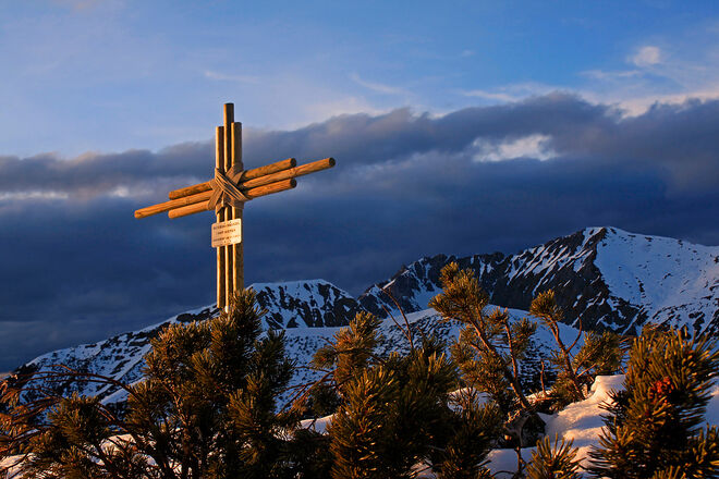 Das letzte Licht am Kreuz