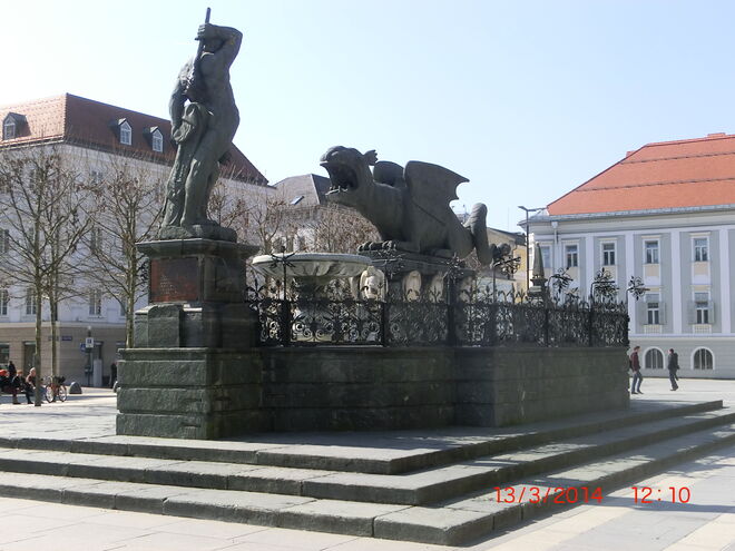 Lindwurm in Klagenfurt