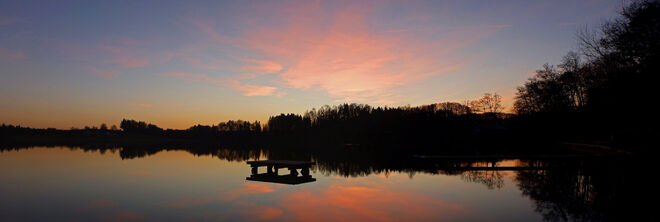 Ein See geht schlafen