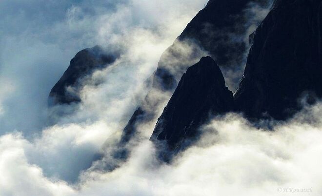 Von Nebelschwaden umschlungen