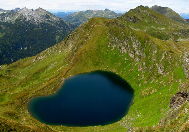 Twengeralm-See mit Golitschspitze