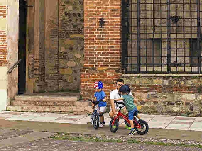 Mit dem Fahrrad unterwegs