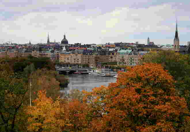 es wird Herbst in Stockholm
