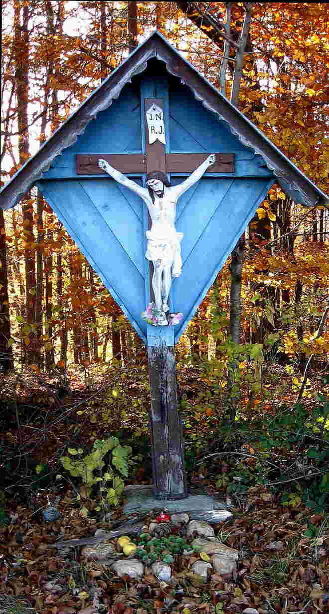 Ein Wegkreuz in der Oststeiermark