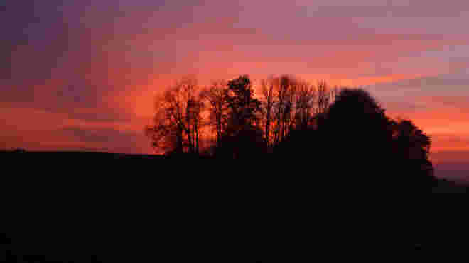 Abendliches Schauspiel