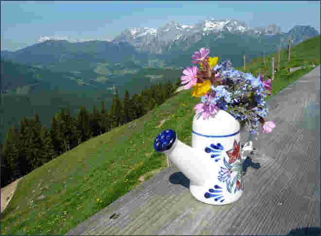 Ausblick von der Mahdalm