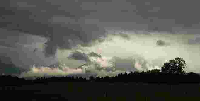Dramatische Wolkenstimmung...