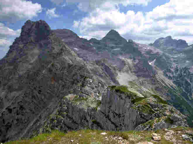 Die Felsen der Loferer Steinberge