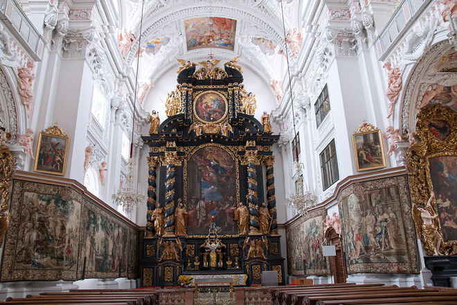 Der Hochaltar der Stiftskirche Garsten bei Steyr