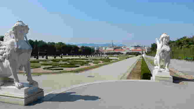 Das Belvedere in Wien