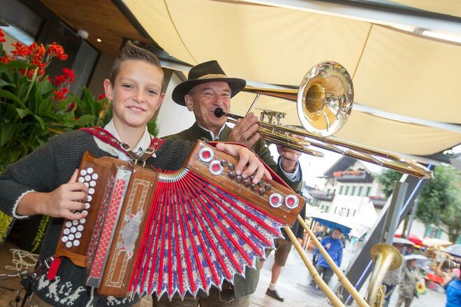 Musiker beim Käse- Knödelfestival 2014