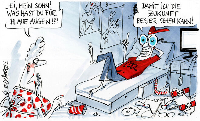 Blauäugige Jugend...