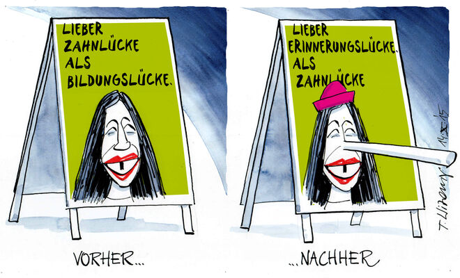 Weh dem, der lückt... 