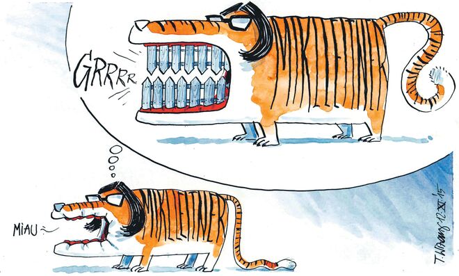 Der zaunlose Tiger...