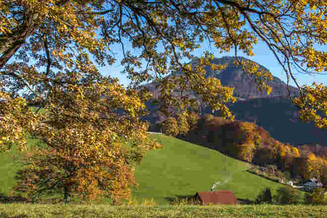 Blick zum Gaisberg