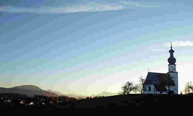 Es wird Abend in Waldprechting