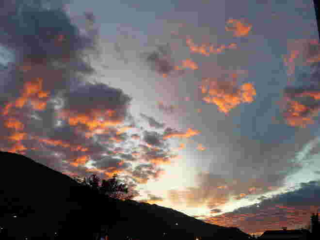 Abendstimmung ,die Sonne gehr unter...