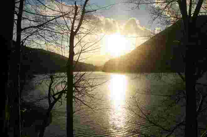 Spätherbst am Stausee