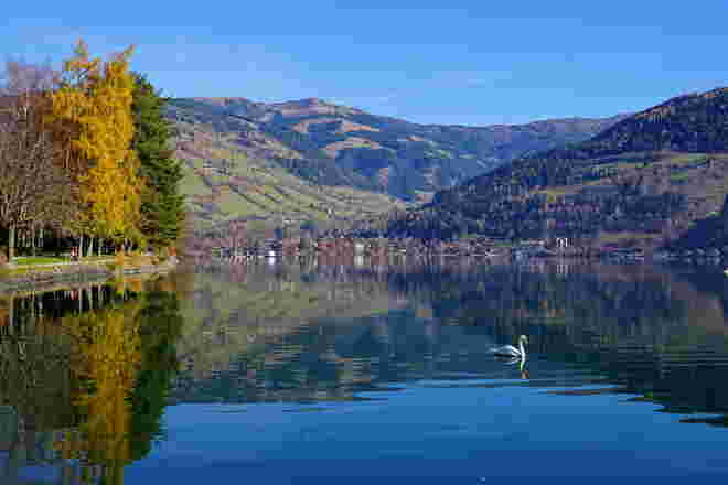Unser schöner Zeller See im Spätherbst