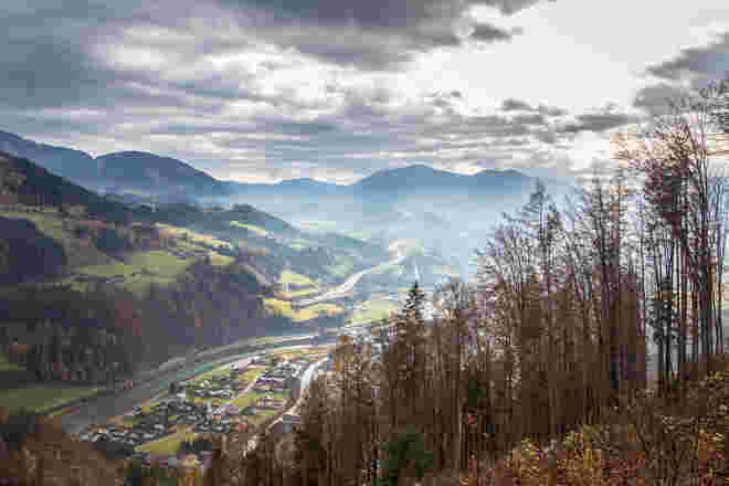 Salzachtal Tiefblick