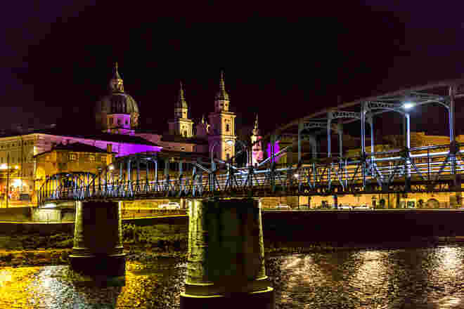 Salzburg bei Nacht
