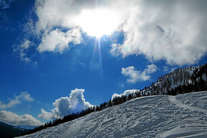 Die Sonne tat sich schwer