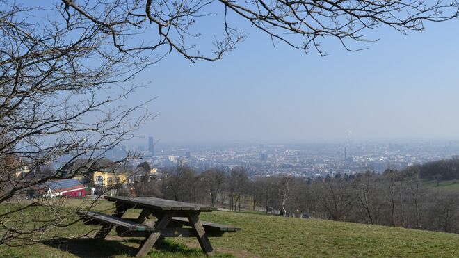 Ausblick vom Cobenzl auf die Stadt